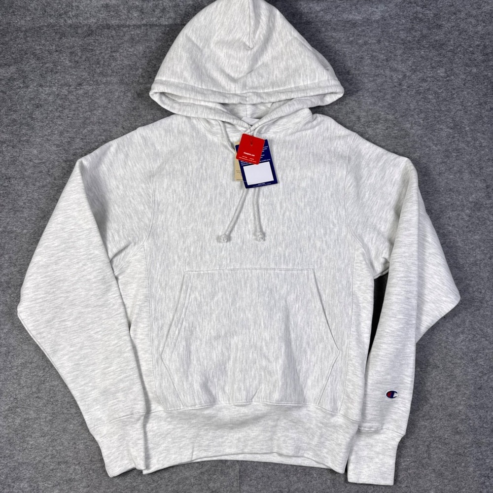 Champion Hoodie Mens XS Gray Reverse Weave Extra Small X Hoodie Heavyweight NWT